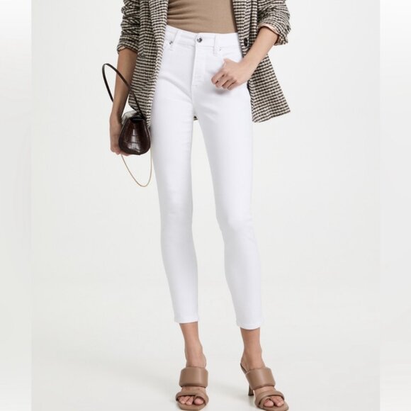 Women's GOOD AMERICAN Good Legs Cropped Straight Leg Jeans GAGLC403 | Size 2/26 - Picture 2 of 15